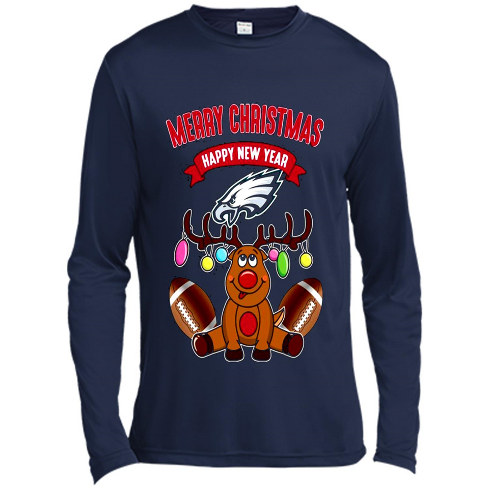 Philadelphia Eagles NFL Reindeer Funny Merry Christmas And Happy New Year