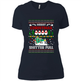 Merry Christmas Shitter Full Christmas Tree Snowman PING PONG