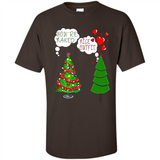 Fir Loves Christmas Tree Funny Undecorated Joke - Shirt