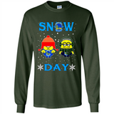 Snow Day Shirt For Golden State Warriors Vs Minion Fans pingpong