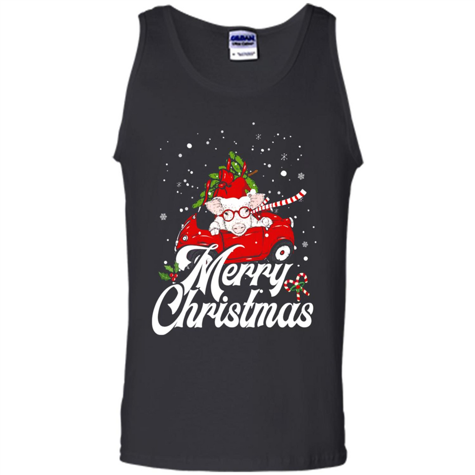 Merry Christmas Pig s - Tank Top