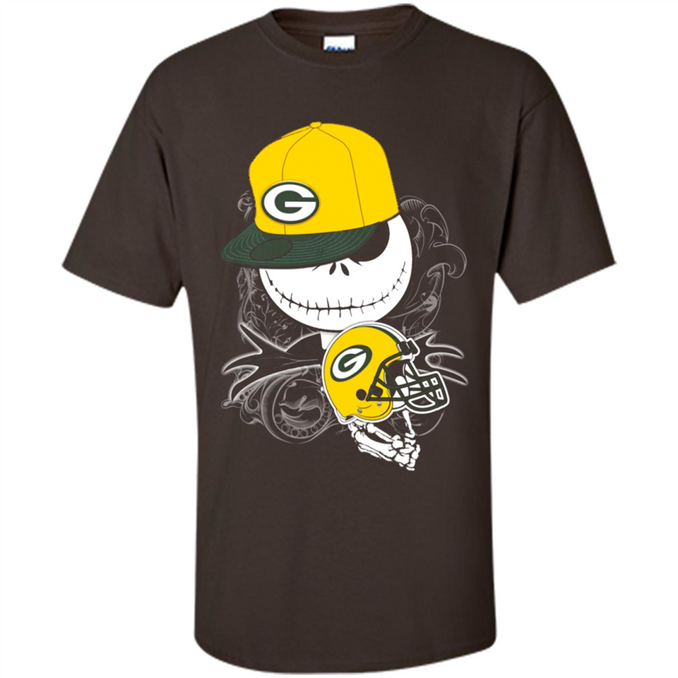 Jack Skellington The Nightmare Before Christmas-Packers Football - Shirt