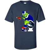 New York Giants Toilet Grinch Santa Claus Football Fan PINGPONG