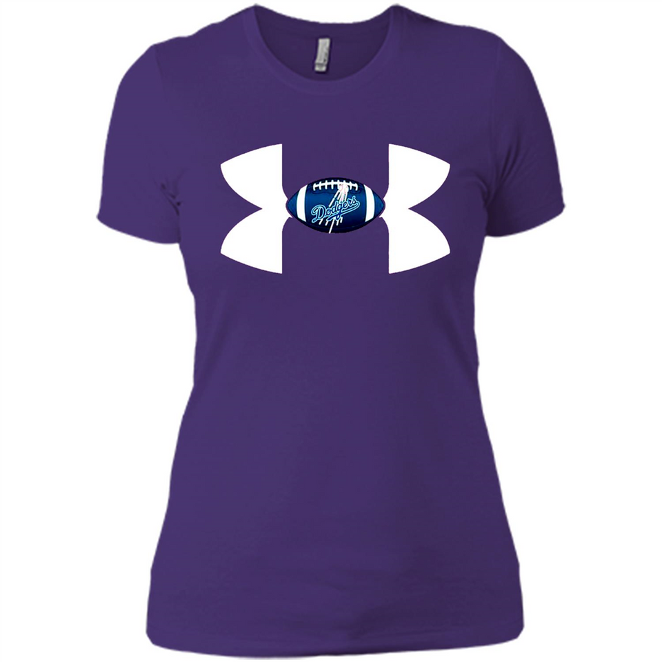 Los Angeles Dodgers Under Armour Logo - Ladies' Boyfriend T-Shirt