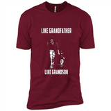Chicago White Sox GrandFather Like GrandSon - Premium Short Sleeve T-Shirt