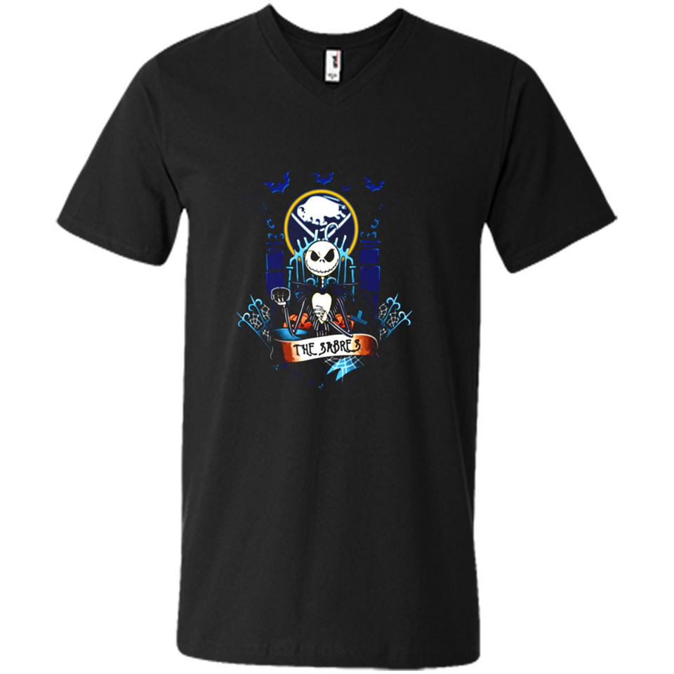 Buffalo Sabres Halloween The Nightmare Before Christmas - Men's V-Neck