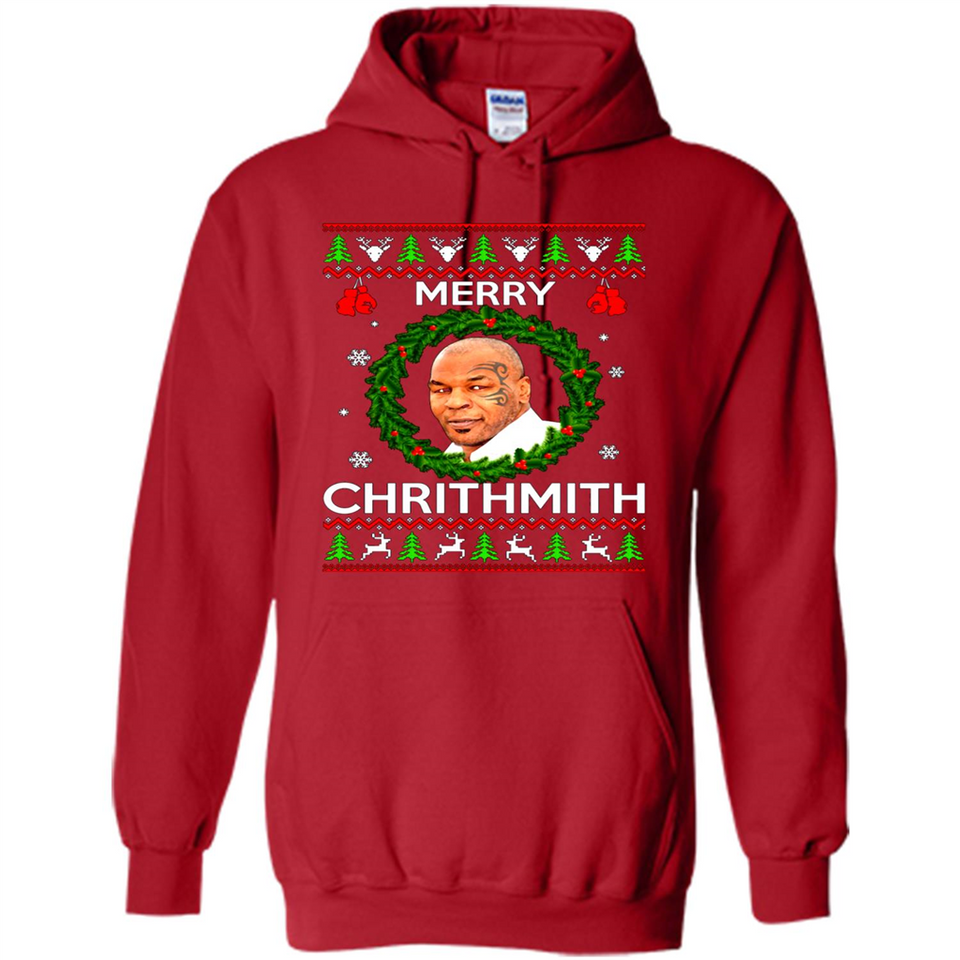 Mike Tyson Merry Chritmith Christmas Sweatshirt PINGPONG