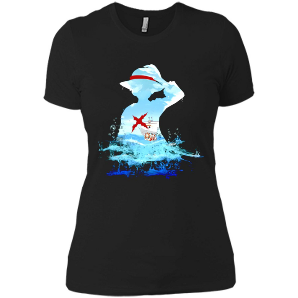 Luffy sea 2 - Ladies' Boyfriend T-Shirt