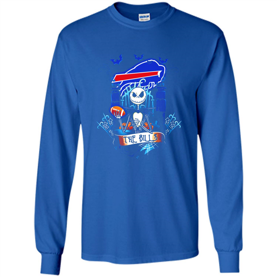 Buffalo Bills Halloween The Nightmare Before Christmas - Long Sleeve T-Shirt