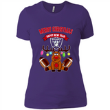Oakland Raiders NFL Reindeer Funny Merry Christmas And Happy New Year