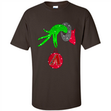 GRINCH HAND HOLDING ARIZONA DIAMONDBACKS GLITTER CHRISTMAS PINGPONG