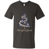 New York Giants NFL Football Team Logo Christmas Tree T-Shirt - Men's V-Neck