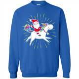 Unicorn And Santa Christmas - Sweatshirt