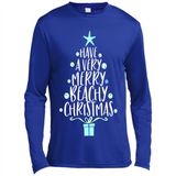 Have A Very Merry Beachy Xmas Vacation - Canvas Long Sleeve T-Shirt