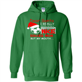 Dear Santa I Really Did Try To Be A Nice Soccer Mom Sweatshirt - Hoodie