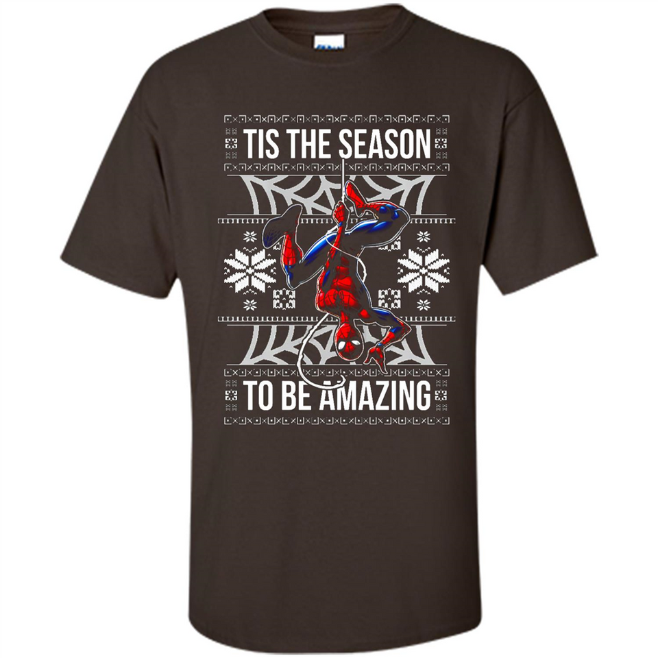Marvel Spider Man Tis The Season To Be Amazing Ugly Christmas Mug PINGPONG - Shirt