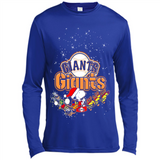 Snoopy Christmas San Francisco Giants - Canvas Long Sleeve T-Shirt