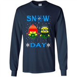 Snow Day Shirt For Dallas Stars Vs Minion Fans pingpong