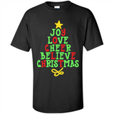 Joy Love Cheer Believe Christmas Tree