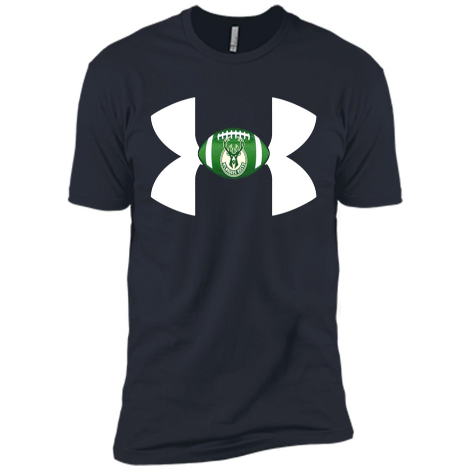 Milwaukee Bucks Under Armour Logo - Premium Short Sleeve T-Shirt