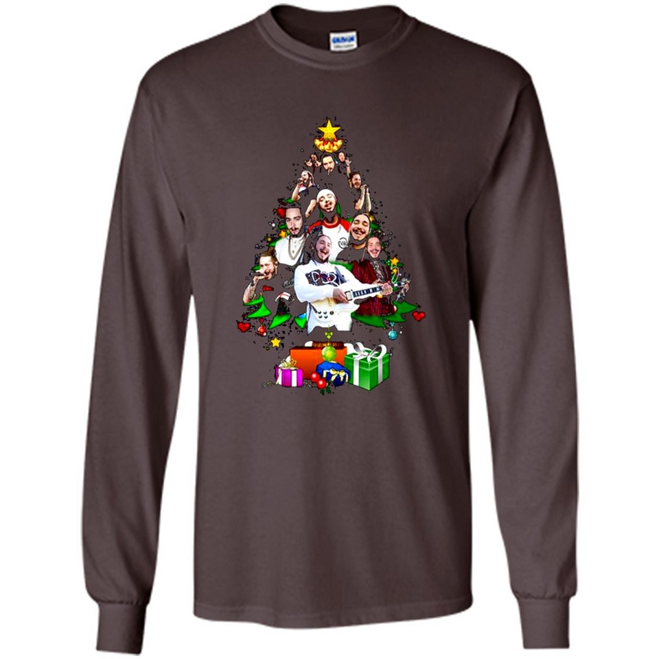 Post Malone Christmas Tree Sweater PINGPONG
