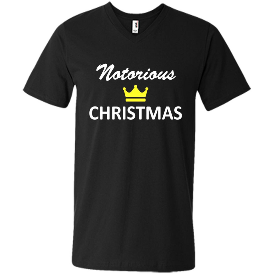 Notorious Christmas - Funny Ls - Men's V-Neck