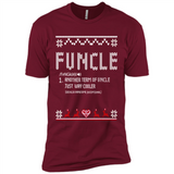 Mens Christmas Funcle Definition - Premium Short Sleeve T-Shirt