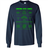 Christmas Ugly Sweater Christmas Never Changes Star Wars - Long Sleeve T-Shirt