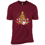 The Beatles chibi Christmas - Premium Short Sleeve T-Shirt