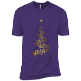 Music Note Christmas Tree Xmas Music Lover Mug PINGPONG - Premium Short Sleeve T-Shirt