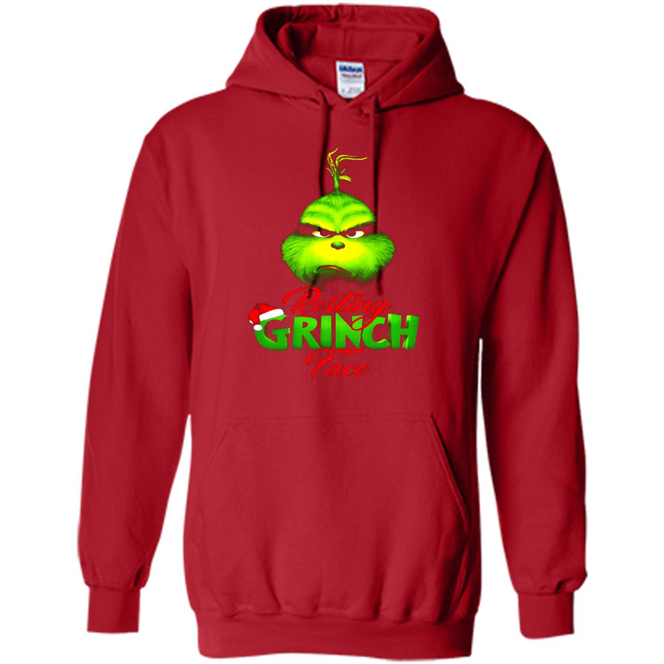 Resting Grinch Face Shirt PINGPONG - Hoodie