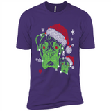 Boxer Dog diamond Christmas - Premium Short Sleeve T-Shirt
