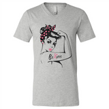 National Breast Cancer Day - Canvas Unisex V-Neck