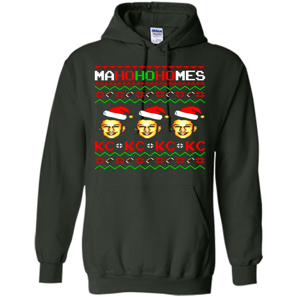 Patrick Mahomes Ma Ho Ho Homes Christmas sweatshirt PINGPONG - Hoodie