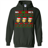 Patrick Mahomes Ma Ho Ho Homes Christmas sweatshirt PINGPONG - Hoodie