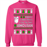 Merry Christmas You Filthy Whovian ugly sweater PINGPONG