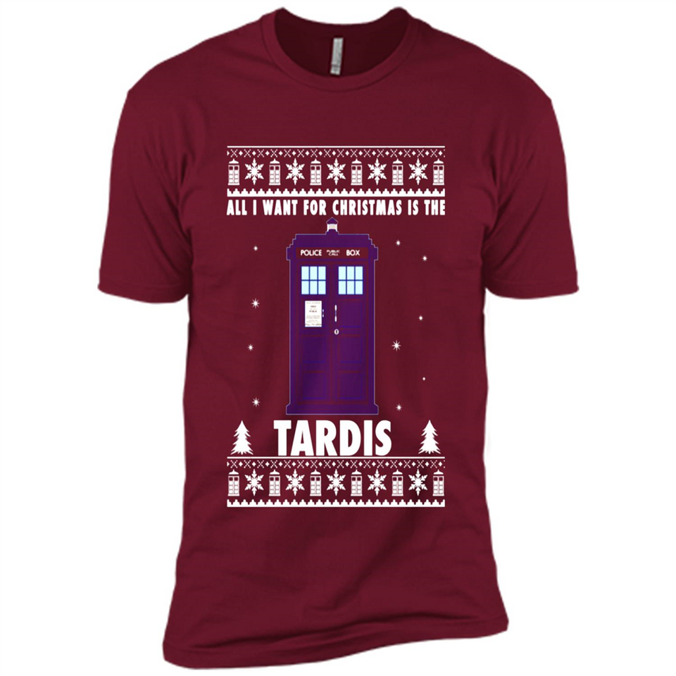 All I Want For Christmas Is The Tardis Ugly PINGPONG