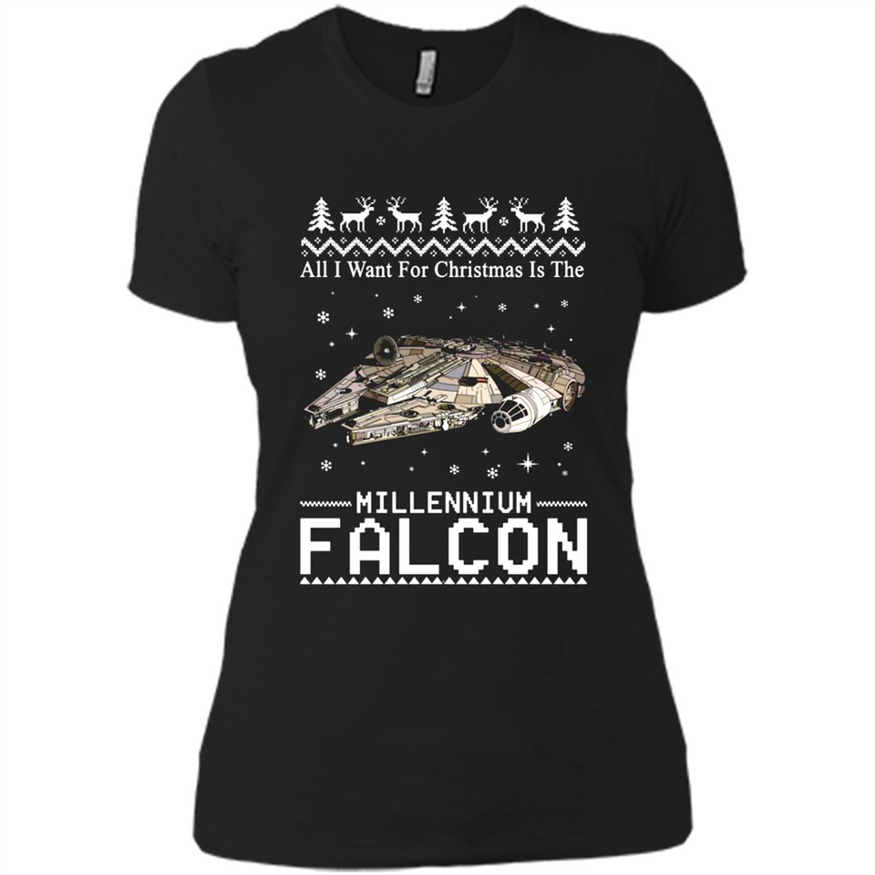 All I Want For Christmas Is The Millennium Falcon ugly PINGPONG