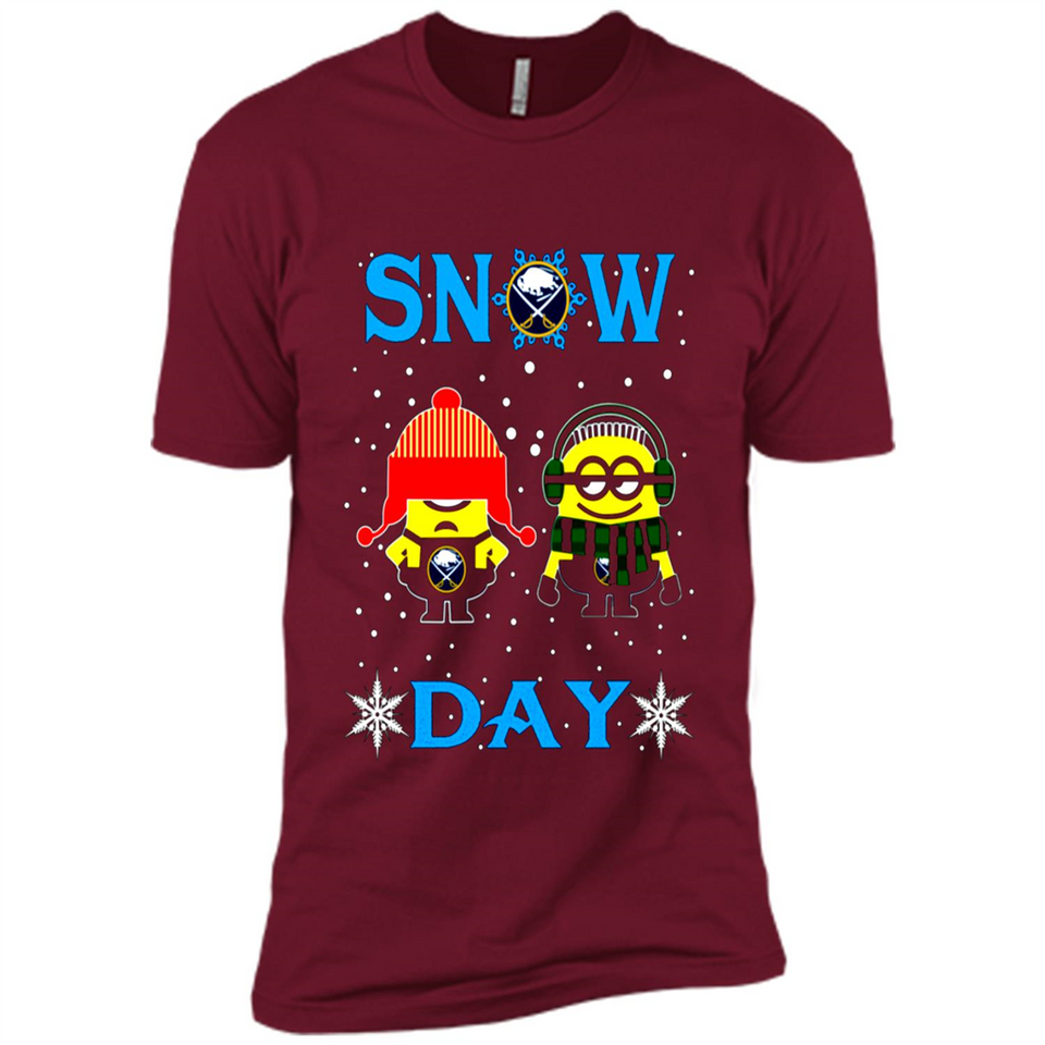 Snow Day Shirt For Buffalo Sabres Vs Minion Fans pingpong
