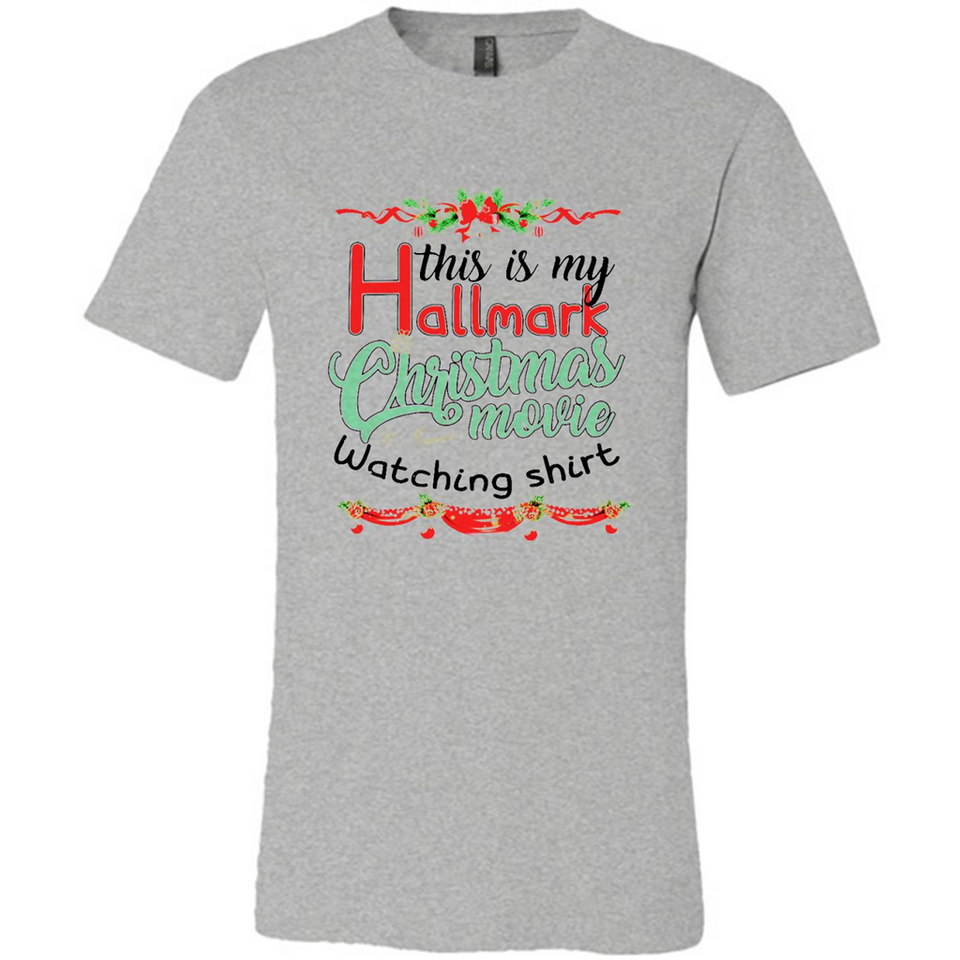 This My Movies Hallmark-Christmas Loves Is T-Shirt - Canvas Unisex T-Shirt