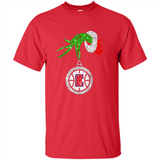 Amazing shirt Los Angeles Clippers Glitter Grinch Monogram Ornament Christmas Gift - Shirt