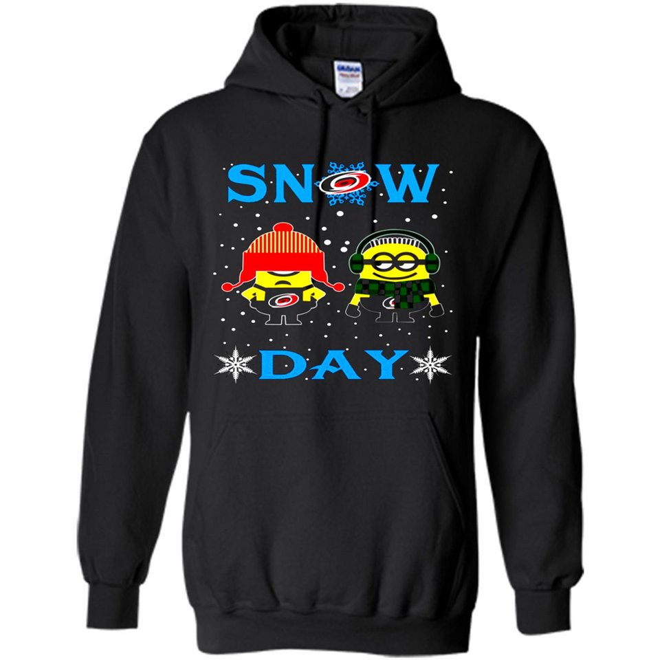 Snow Day Shirt For Carolina Hurricanes Vs Minion Fans pingpong
