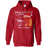 North Pole Born and Raised Shirt, Merry Xmas Ugly Christmas - Hoodie