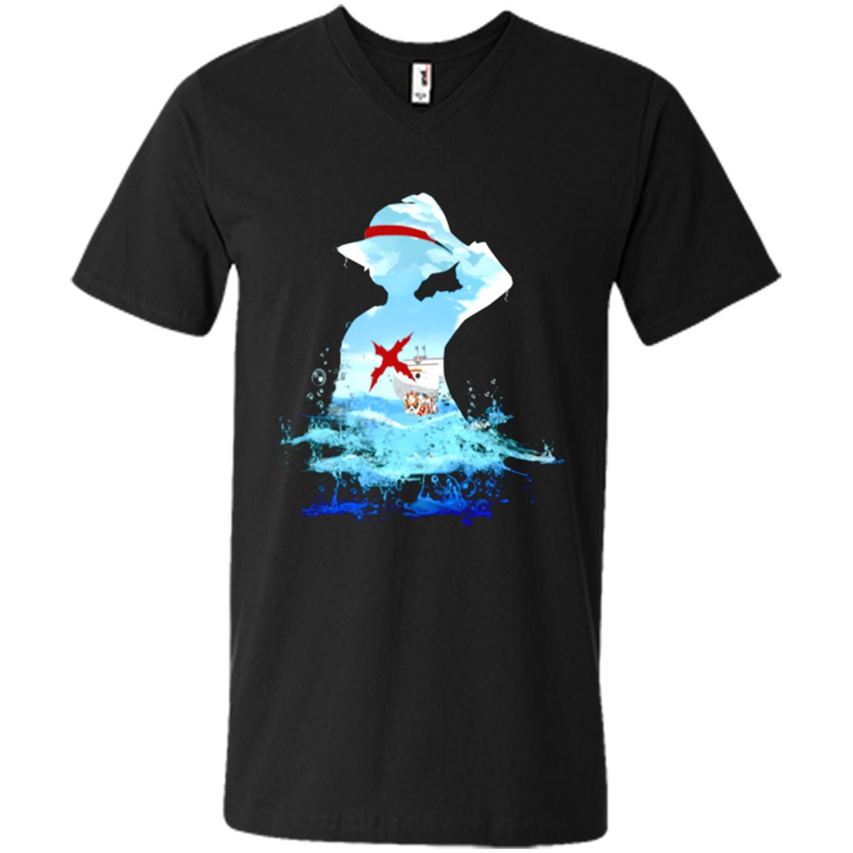 Luffy sea 2 - Men's V-Neck