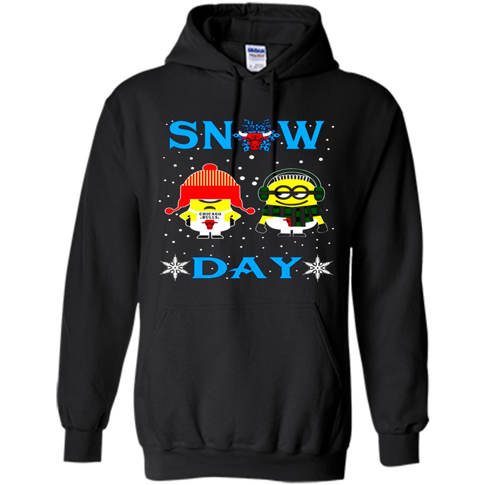 Snow Day Shirt For Chicago Bulls Vs Minion Fans pingpong