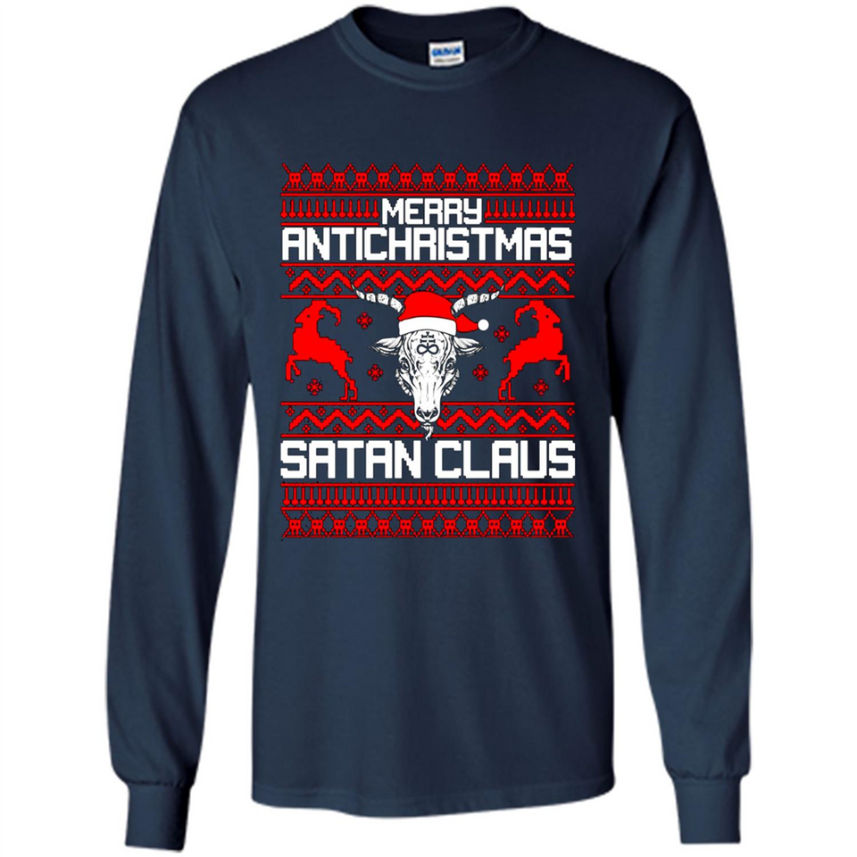 Merry Antichristmas Satan Claus Sweatshirt PINGPONG