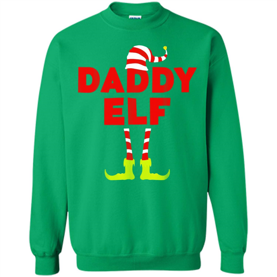 Mens Daddy Elf T-Shirt Funny Matching Christmas Costume - Sweatshirt