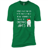 Christmas Ugly Sweater Christmas Lights - Premium Short Sleeve T-Shirt