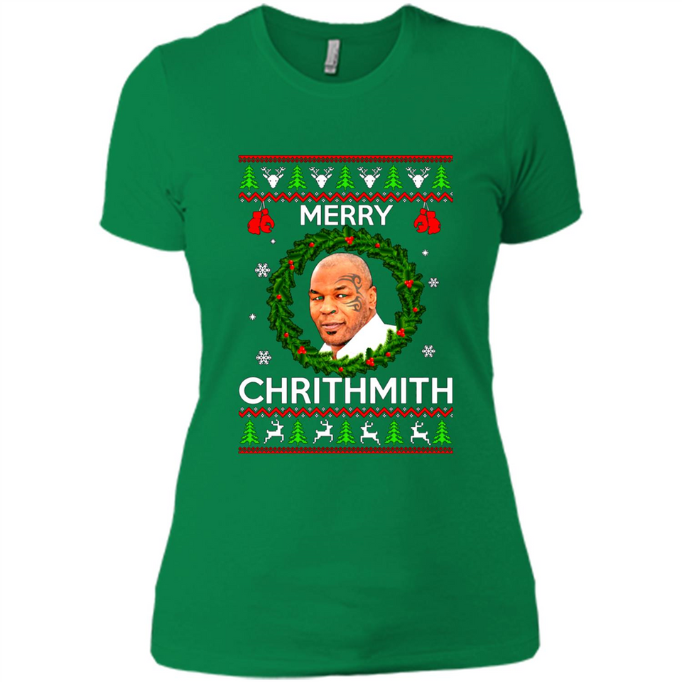 Mike Tyson Merry Chritmith Christmas Sweatshirt PINGPONG