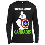 warrior against cannabis - Canvas Long Sleeve T-Shirt